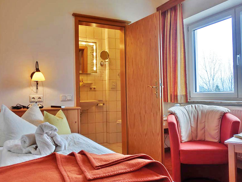 Einzelzimmer Hotel Mittenwald Drachenburg
